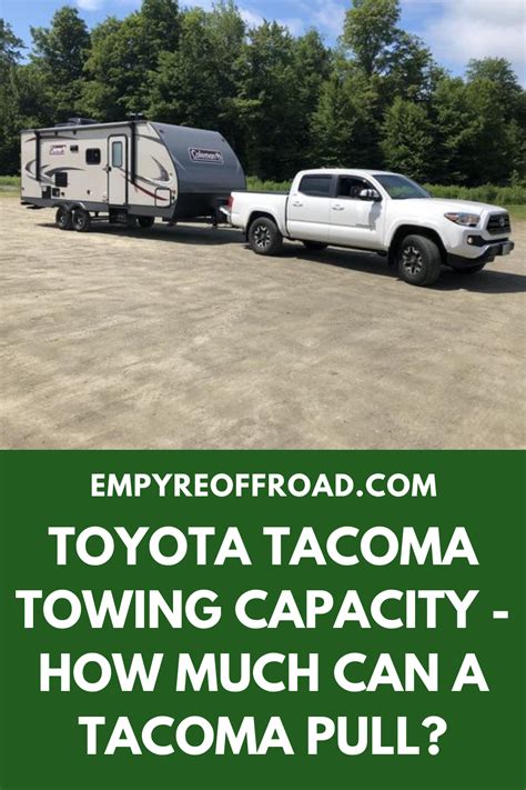 Toyota tacoma tow weight. Things To Know About Toyota tacoma tow weight. 